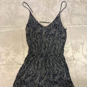 Patterned romper